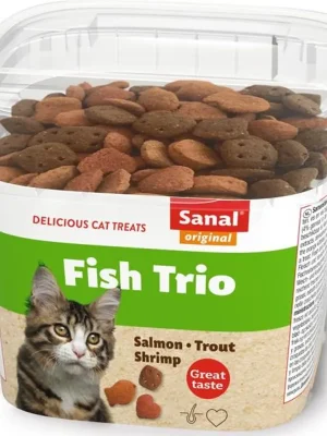 Gratis Retour Sanal cat snack Ryba TRIO 75 g