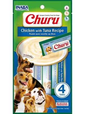 Inaba Churu dog snack kuře a tuňák 4x14 g Merkproduct