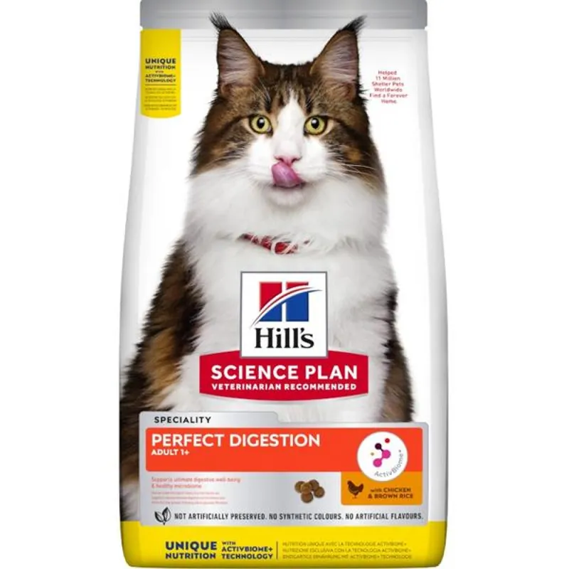 Hill‘s Science Plan Feline Perfect Digestion 7 kg Alleen Vandaag