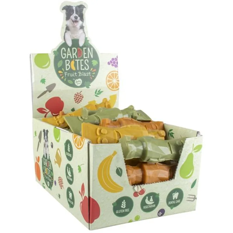 Express Levering Garden Bites Fruity - zubní pasta L displej 36 ks