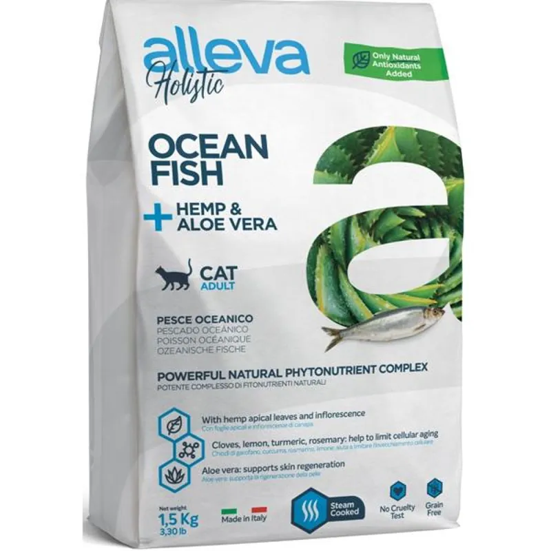ALLEVA HOLISTIC Cat Dry Adult Ocean Fish 1,5kg Speciale Aanbieding