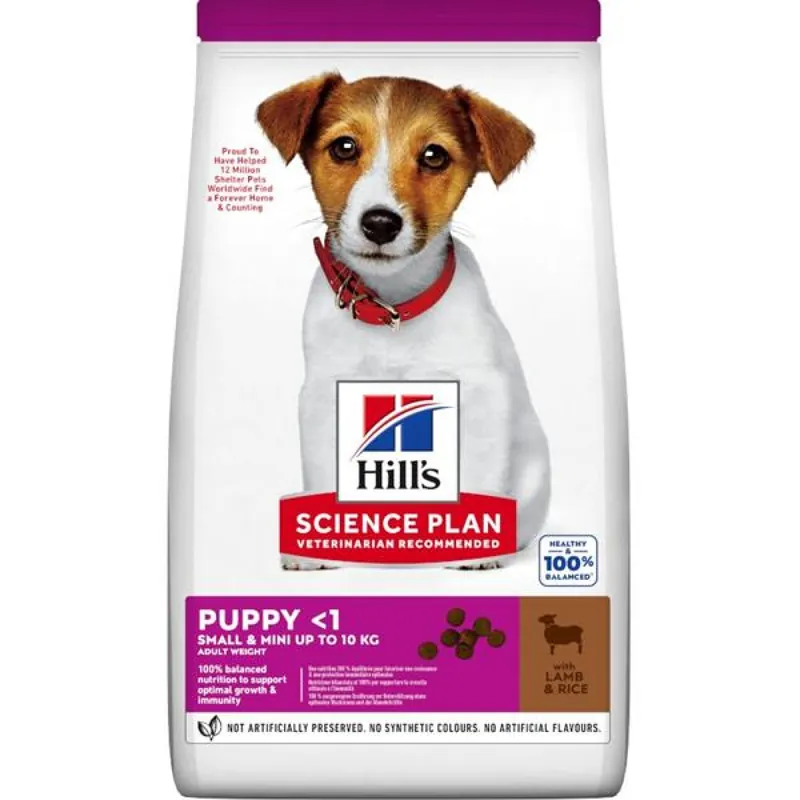 Hill‘s Science Plan Canine Puppy Small & Mini Lamb & Rice 1,5 kg Populair