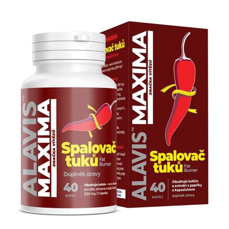 Laatste Versie Alavis Maxima Spalovač tuků 40 cps