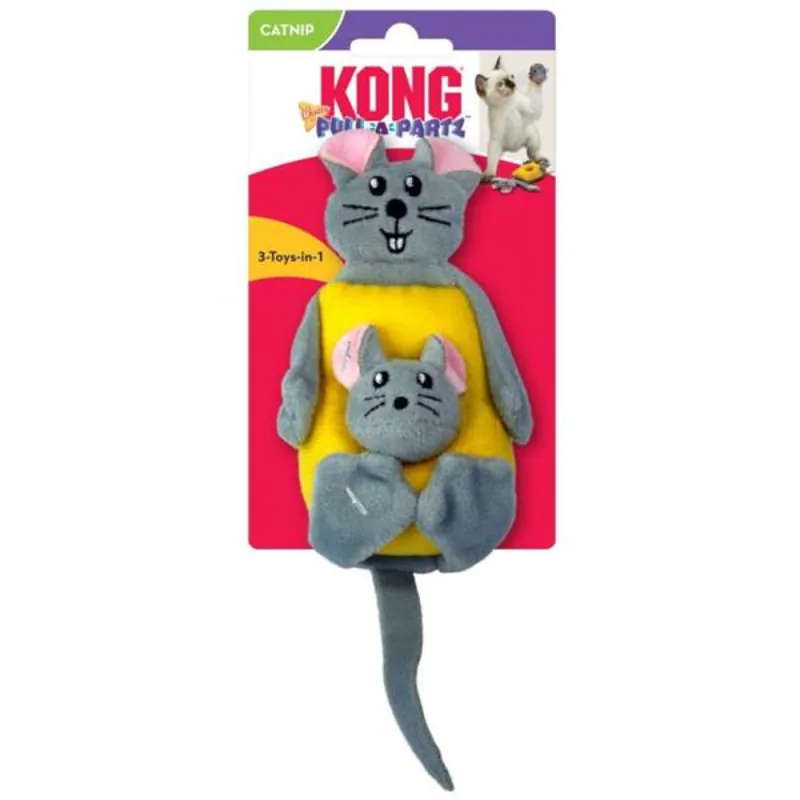 Snelle Levering Hračka cat KONG Pull-A-Partz Cheezy