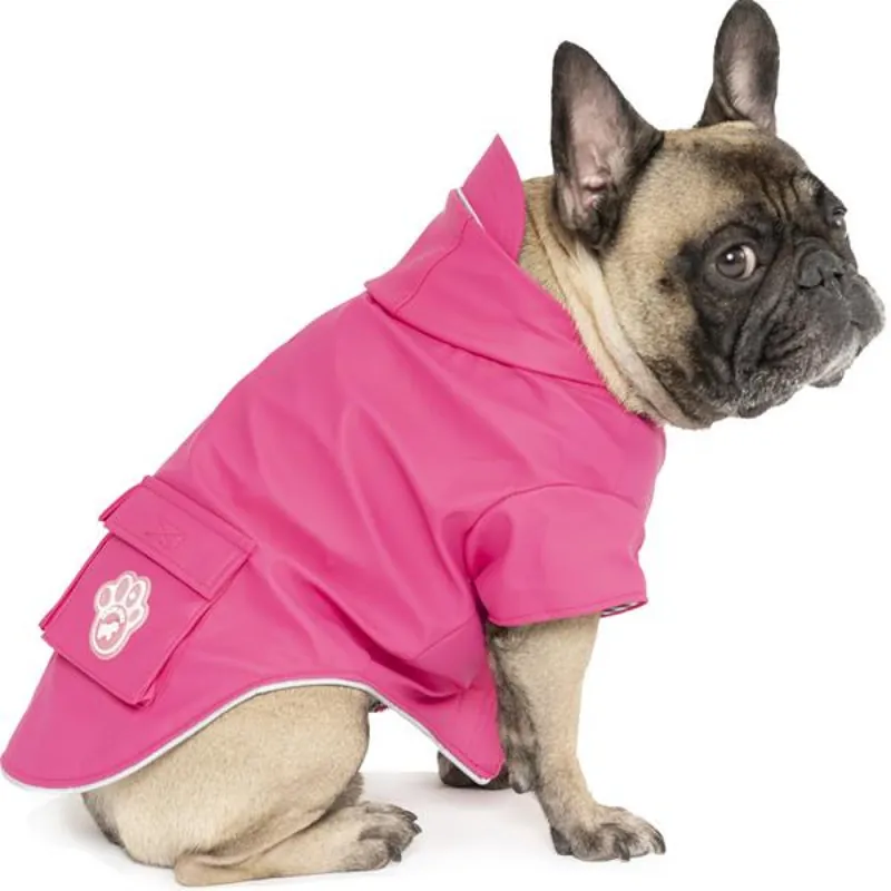 Obleček pláštěnka Canada Pooch růžová 18 Snelle Levering