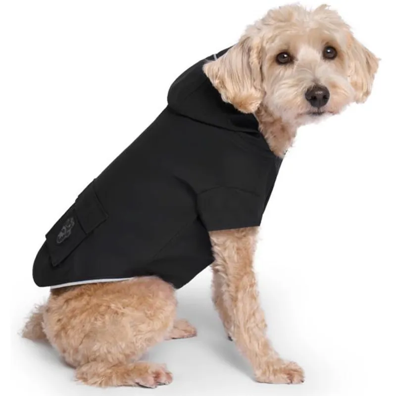 Premium Obleček pláštěnka Canada Pooch černá 14