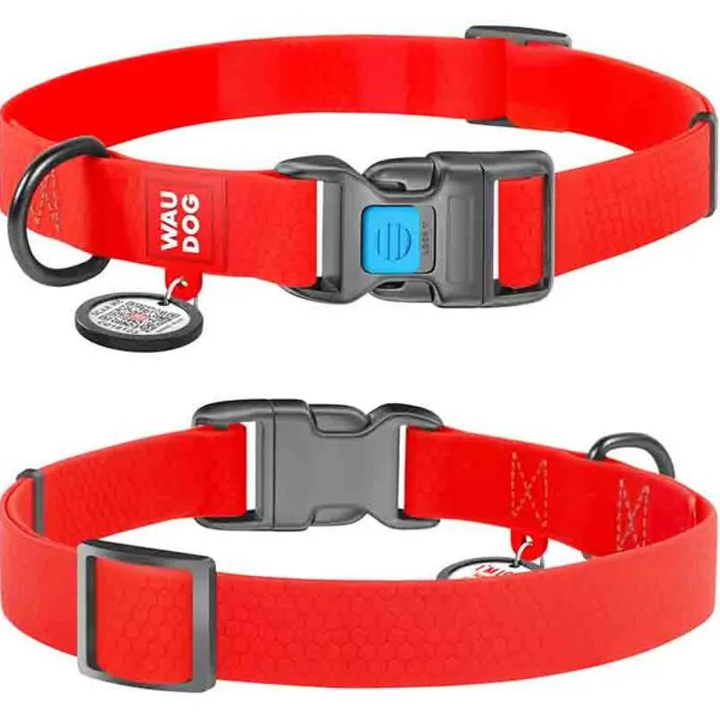 Gecertificeerd Obojek pvc 15mmx25-35cm WAUDOG červený