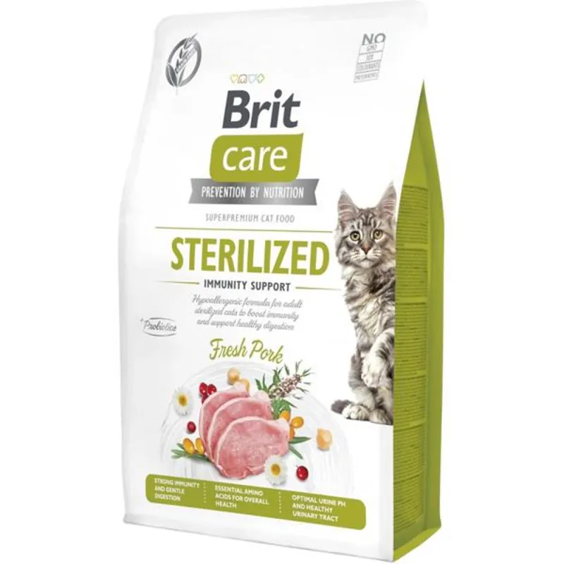 Fabrieksprijs Brit Care Cat Grain-Free Sterilized Immunity Support 2 kg