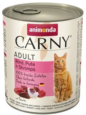 Animonda Carny cat konz. - hovězí, krůta, ráčci 800 g Nieuw