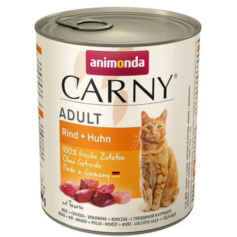 Animonda Carny cat konz. - hovězí, kuřecí 800 g Finale Uitverkoop