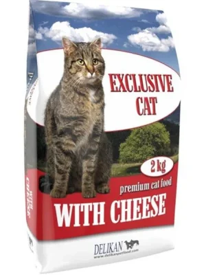 DELIKAN Cat Exclusiv se sýrem 2 kg Betrouwbaar