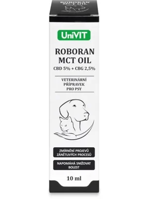 Roboran MCT oil CBD 5% + CBG 2,5% 10 ml Premium