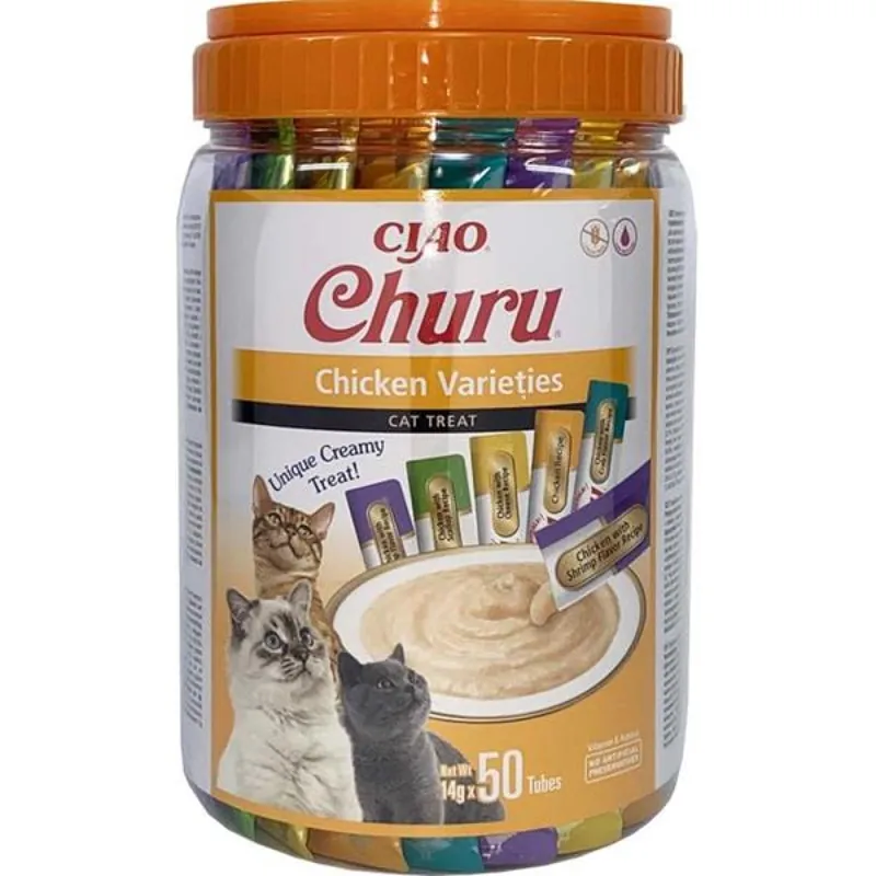 Favoriet Inaba Churu cat snack kuře multipack 50x 14g
