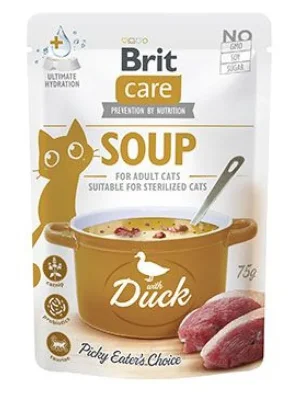 Brit Care Cat Soup with Duck 75g Laatste Kans