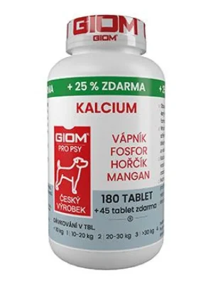 Giom S pes Kalcium 180 tbl+25% zdarma Beperkte Voorraad