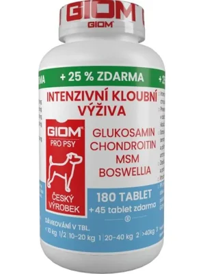 Gecertificeerd Giom S Intenzivní kloubní výživa 180 tbl + 25 % zdarma