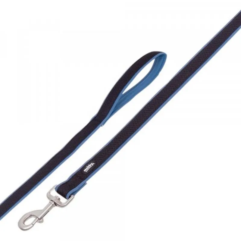 Vodítko nylon Mesh Preno 120cm x 15-20mm modré Nobby Betaalbaar