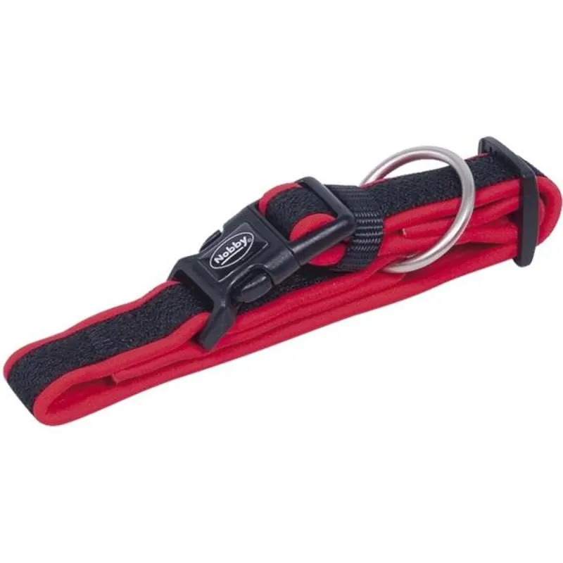 Bestseller Obojek nylon Mesh Preno 40-55cm x 25-35mm červený Nobby