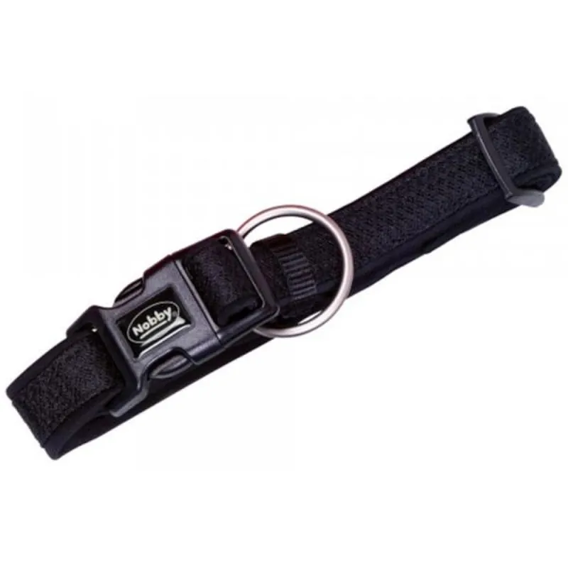 Obojek nylon Mesh Preno 40-55cm x 25-35mm černý Nobby Beste Prijs