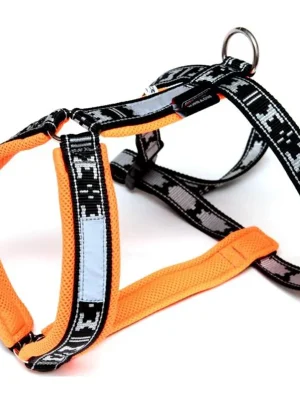 Laatste Versie Postroj nylon Run - oranžová ManMat vel.EXL - krk 61-64 cm