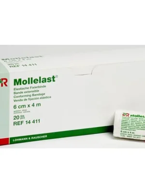 Obin. elastické Mollelast 1ks 10cm x 4m Beperkte Voorraad