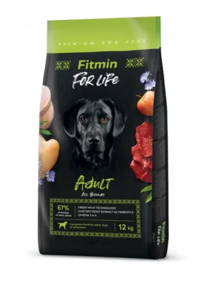Direct Beschikbaar Fitmin Dog for Life Dog Adult All breeds 12 kg + 2kg