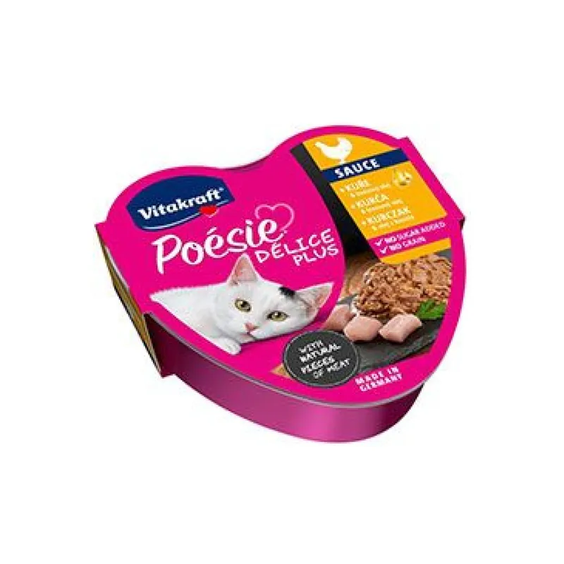Vitakraft Cat Poésie Délice Plus Sauce kuře 85g Express Levering