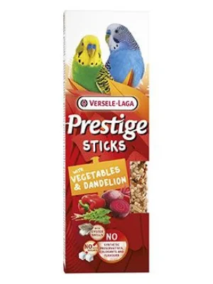 Dagaanbieding VL Prestige Sticks Small Parakeets Veget.&Dandel.2x30g