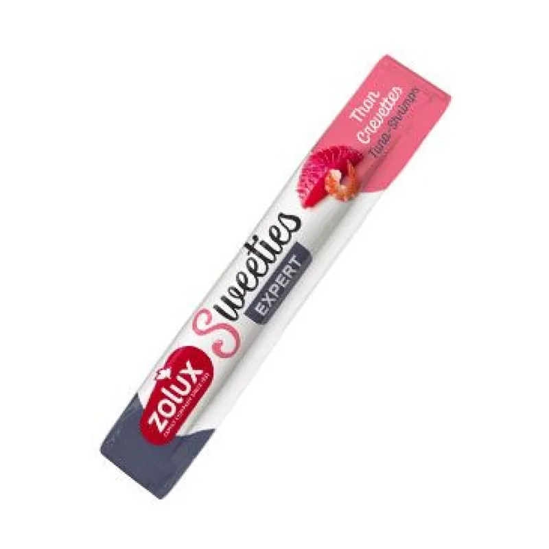 Laatste Versie Pochoutka kočka SWEETIES tuňák+krev.krém.tyč.14g Zolux