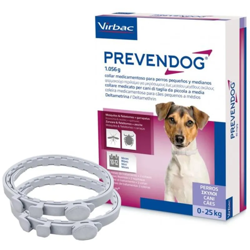 Beperkte Voorraad Prevendog obojek pro malé a střední psy 1x60cm