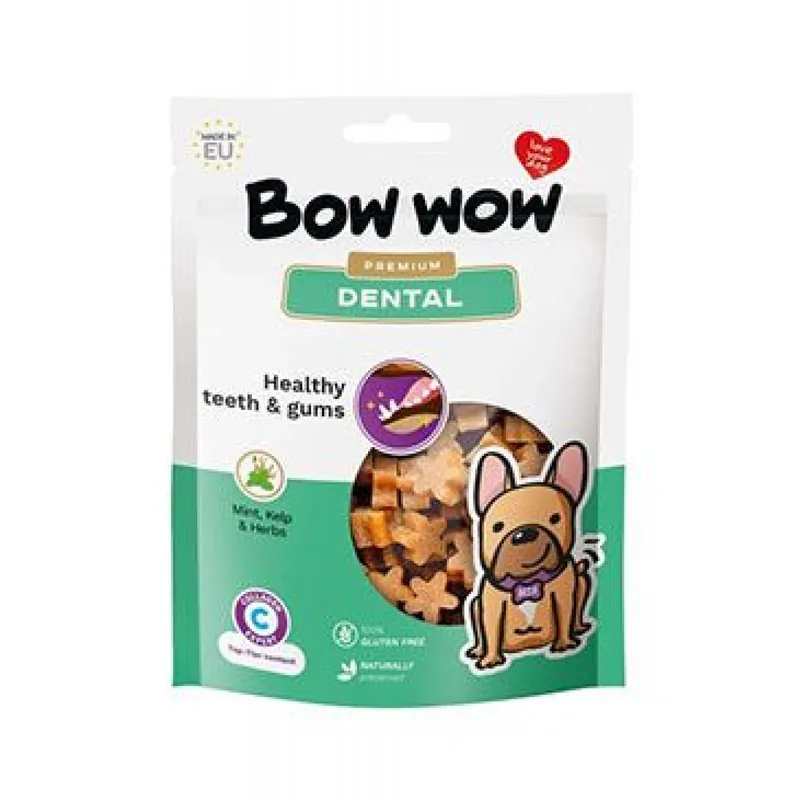 Dagaanbieding Bow wow poch. Premium Dental 60g
