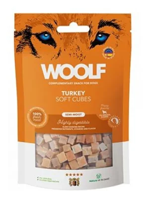 WOOLF Cubes poch. Soft Turkey 100g Rechtstreeks Van De Fabrikant