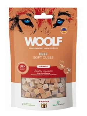 WOOLF Cubes poch. Soft Beef 100g Superprijs
