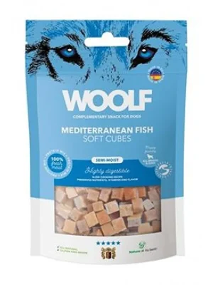 Merkproduct WOOLF Cubes poch. Soft Mediterranean Fish 100g