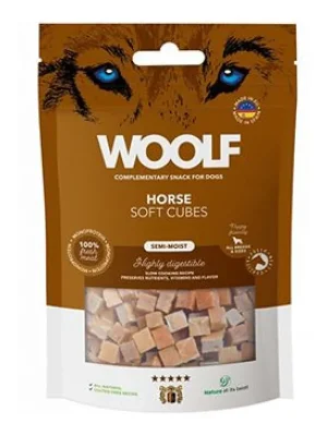 WOOLF Cubes poch. Soft Horse 100g Speciale Aanbieding