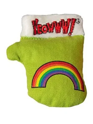 Korting Hračka kočka Yeowww Kitten Mitten zelená