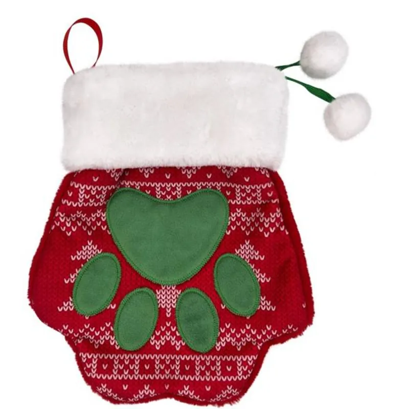 Hračka vánoč. KONG Holiday Stocking Paw L Koopje