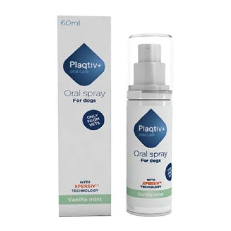 Plaqtiv+ Oral care Ústní sprej vanilla/mint 60ml Lage Prijs