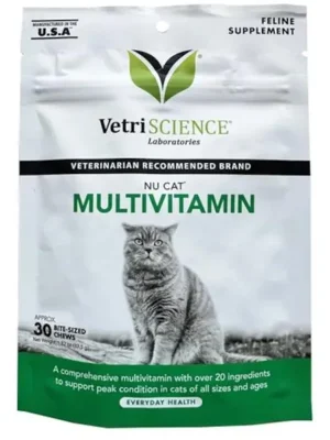 Premium VetriScience Nu-Cat Multivitamin 30ks