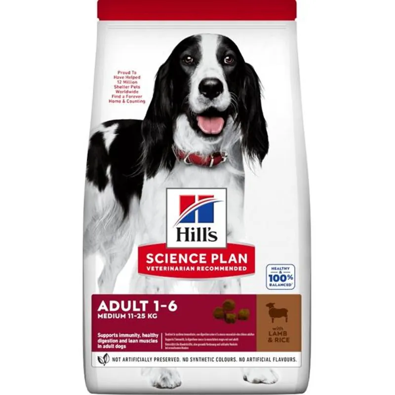 Premium Hill‘s Science Plan Canine Adult Medium Lamb & Rice 18 kg