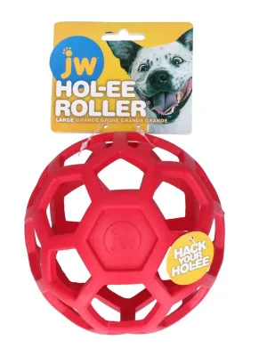 Koop Online JW Hol-EE děrovaný míč 13cm Large - červený