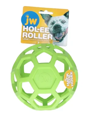 Alleen Vandaag JW Hol-EE děrovaný míč 13cm Large - zelený