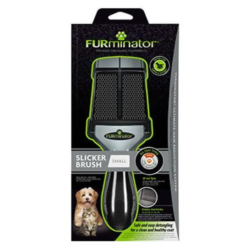 Meest Verkocht FURminator kartáč Slicker Brush Small pro psy a kočky