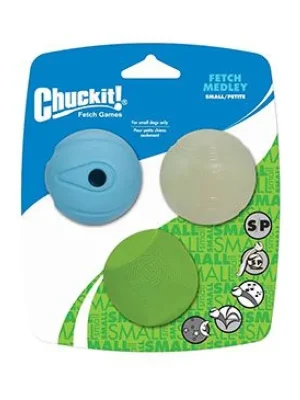 Hračka pes Chuckit Fetch Medley S 5cm/3ks Bestel Nu