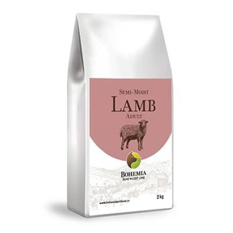 BOHEMIA Semi-Moist Adult Lamb 2kg Seizoensaanbieding