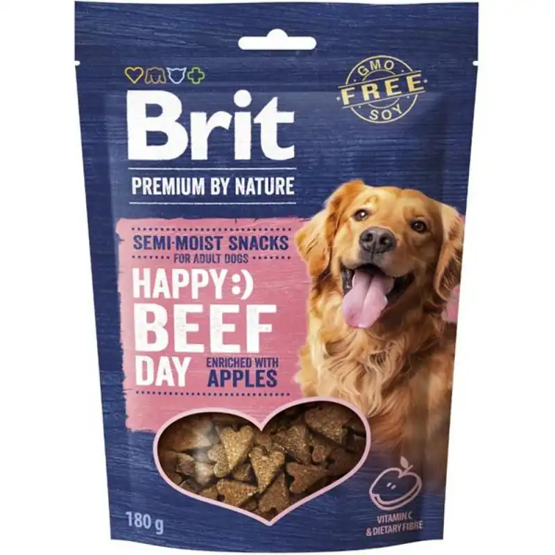 Lage Kosten Brit Premium by Nature Dog Semi Snack Beef&Apple 180g