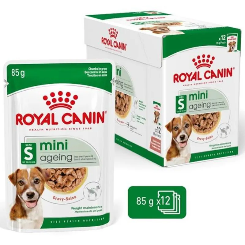 Royal Canin - Canine kaps. Mini Ageing 12x85 g Direct Verzonden