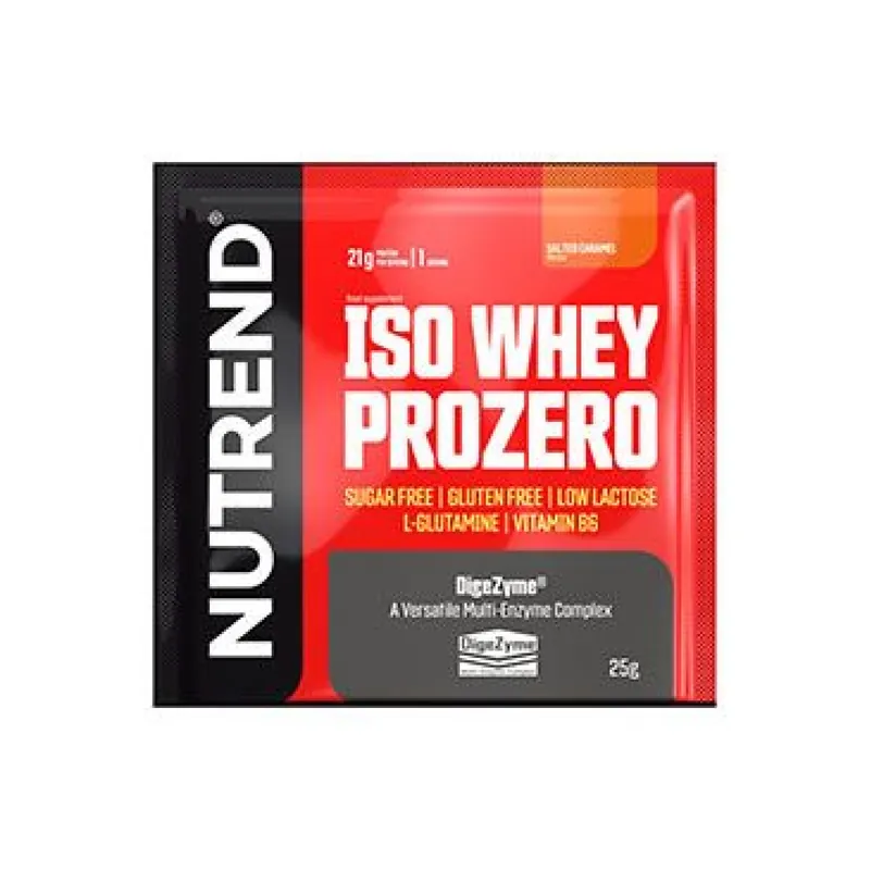Exclusieve Aanbieding Nutrend ISO WHEY PROZERO slaný karamel 25g