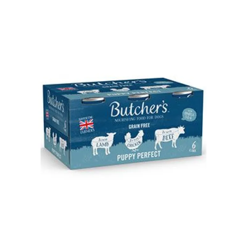 Voordeelprijs Butcher‘s Dog Original Junior jehn/kuř/hov.konz.6x400g