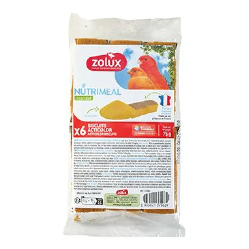 Pochoutka NUTRIMEAL Cookies exoti acticolor 6ks Zolux Voordeelprijs